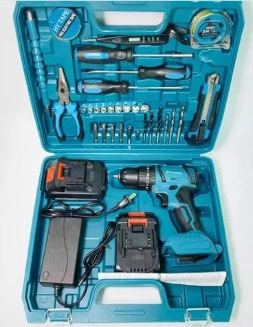 Taladro Percutor + Kit De Herramientas