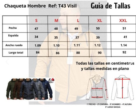 Chaqueta clásica capota T43